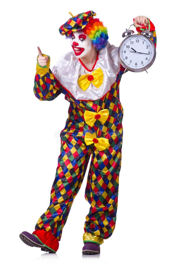 Funny clown royalty free stock image
