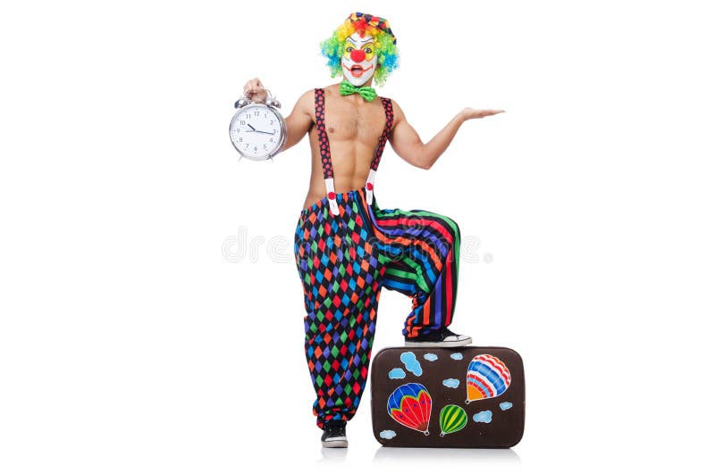 Funny clown royalty free stock image