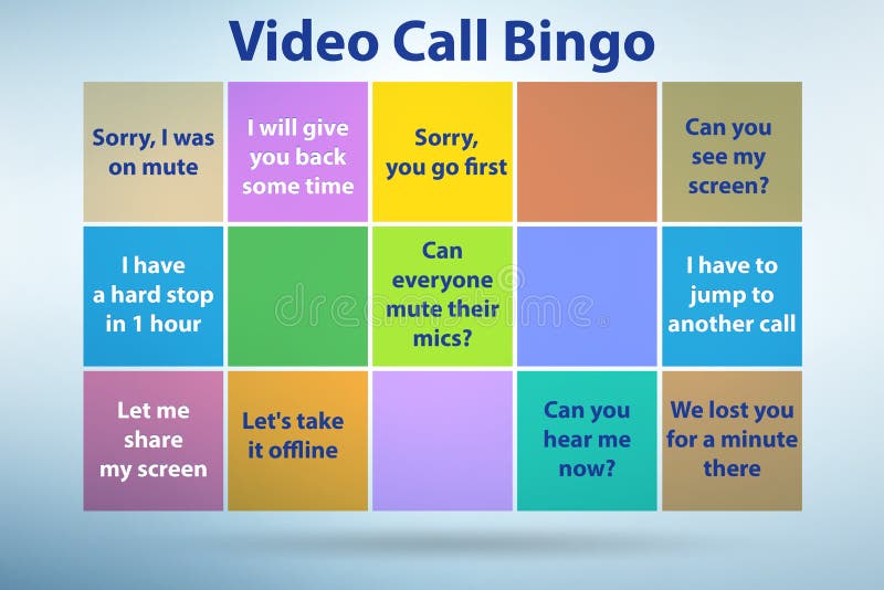 Funny Concept with Video Call Bingo Stock Illustration - Illustration of seminar, phone: 212539429 Funny Concept with Video Call Bingo Stock Illustration - Illustration of seminar, phone: 212539429