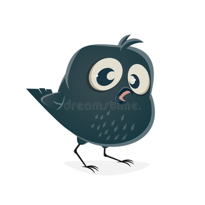 Funny crow clipart stock vector. Illustration of isolated - 107956788 Funny crow clipart stock vector. Illustration of isolated - 107956788