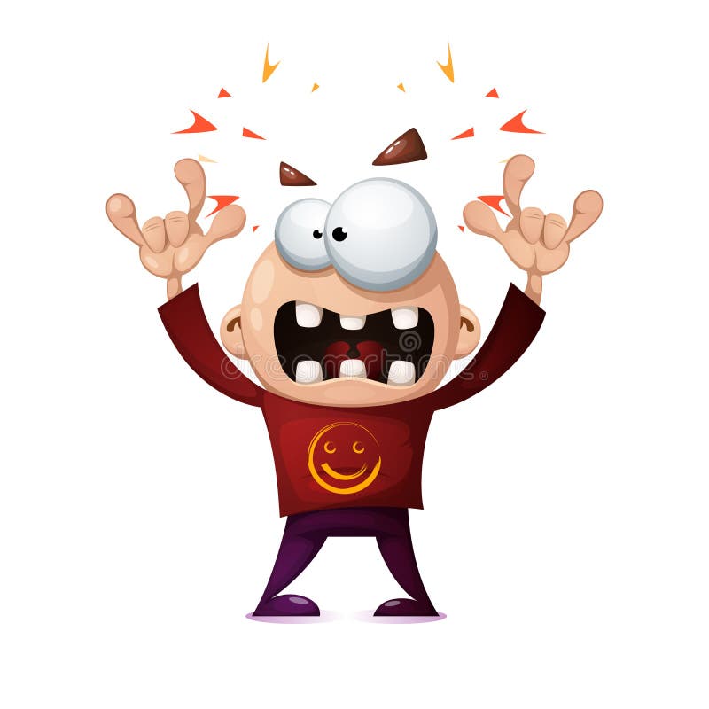 Funny, Cute, Crazy Cartoon Rock Man. Stock Vector - Illustration of band, cartoons: 120276180 Funny, Cute, Crazy Cartoon Rock Man. Stock Vector - Illustration of band, cartoons: 120276180