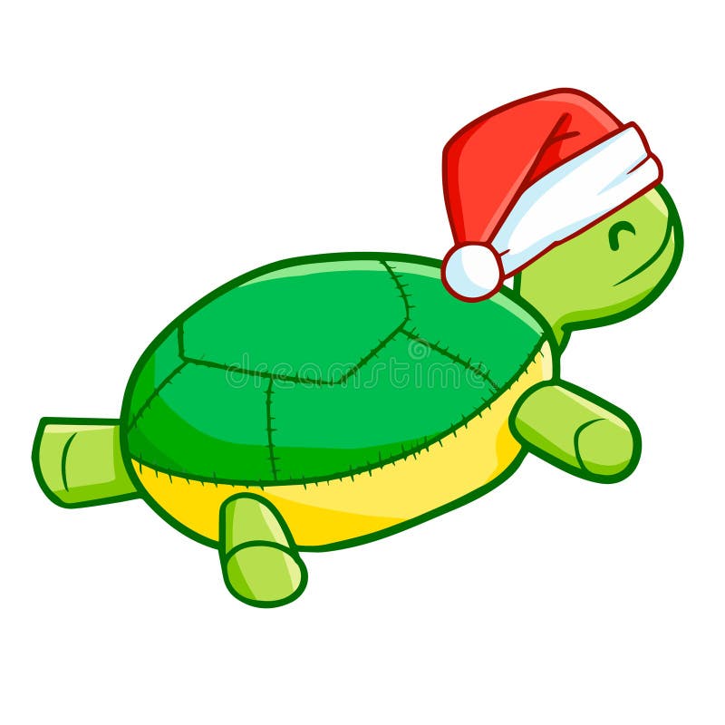 Christmas Holiday Turtle Vector Stock Illustrations – 100 Christmas ...