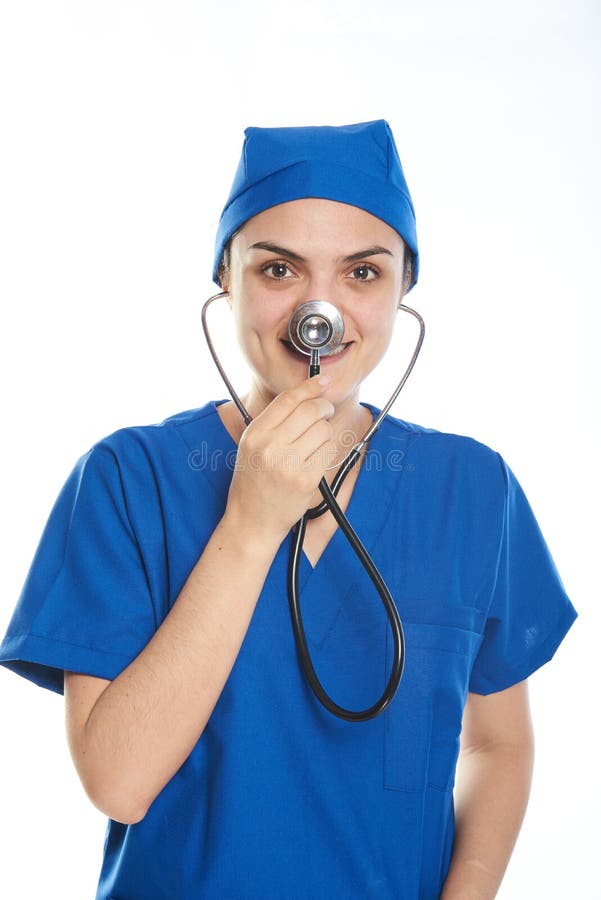 253 Funny Doctor Stethoscope Nose Stock Photos Free & RoyaltyFree