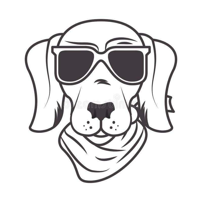 Dog Sunglasses Stock Illustrations – 2,912 Dog Sunglasses Stock ...