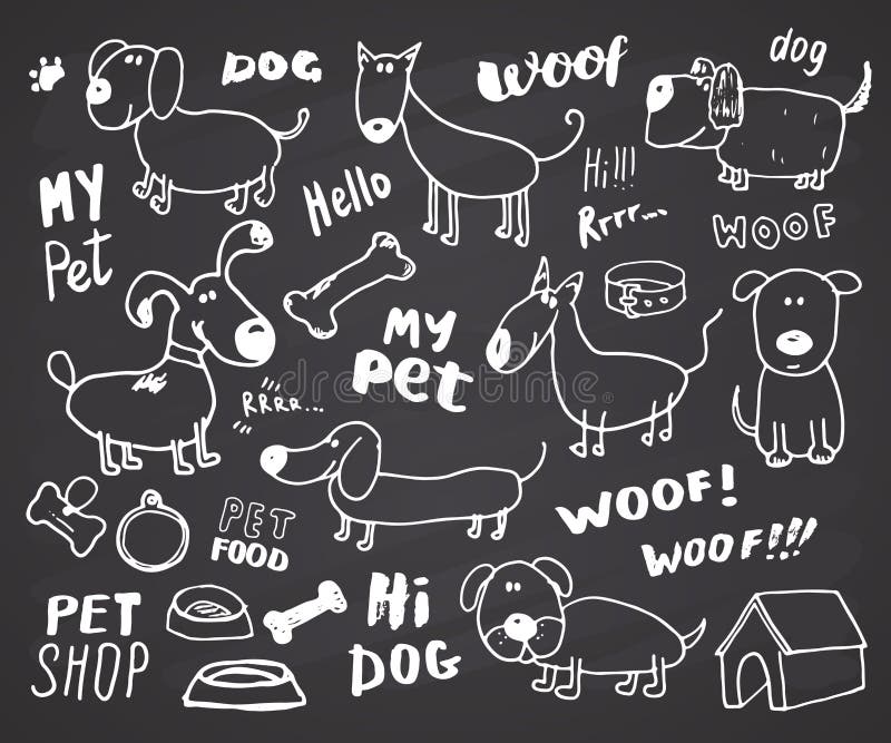 chalkboard illustration