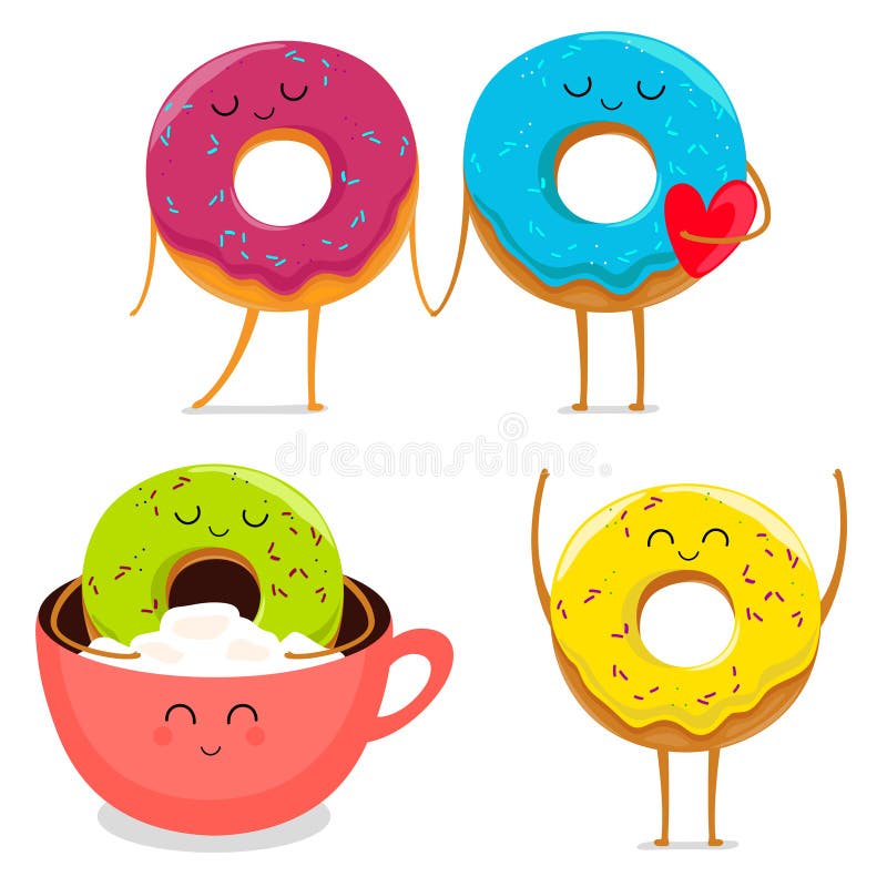Donut Characters Stock Illustrations – 767 Donut Characters Stock ...
