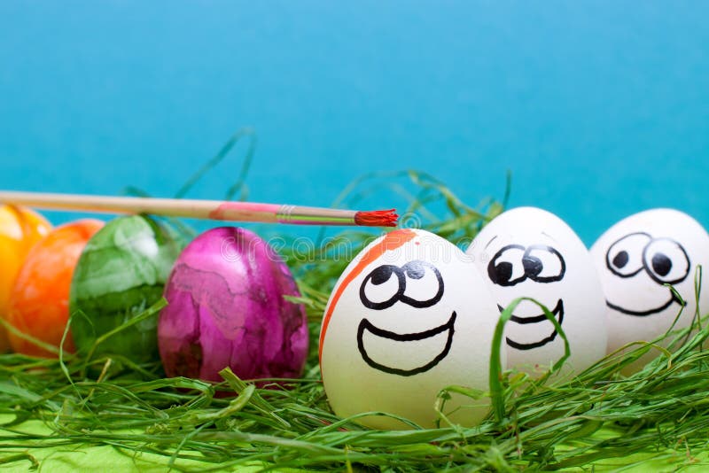Funny easter background stock image. Image of celebration 28391079