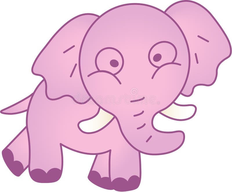 Download Funny Elephant - Vector Illustration Stock Vector - Illustration of animals, funny: 7712989