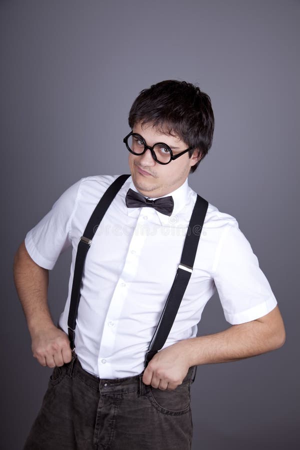 Funny Fashion Men In Suspender Picture. Image 16883091