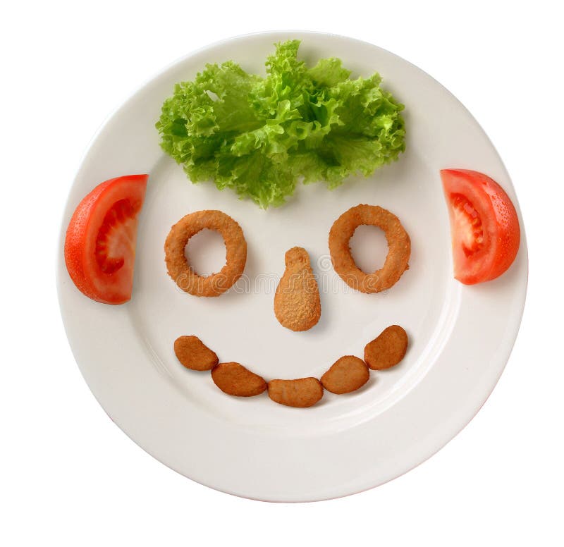 Funny food stock image
