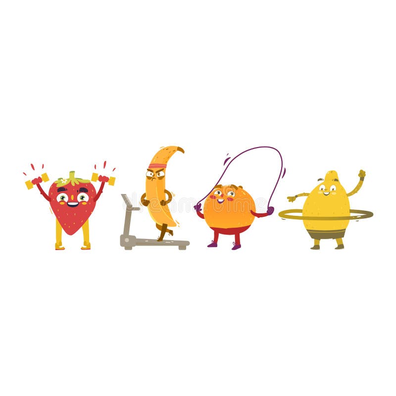 Funny Dumbbell And Protein Shaker Characters With Smiling Human Faces Stock  Illustration - Download Image Now - iStock