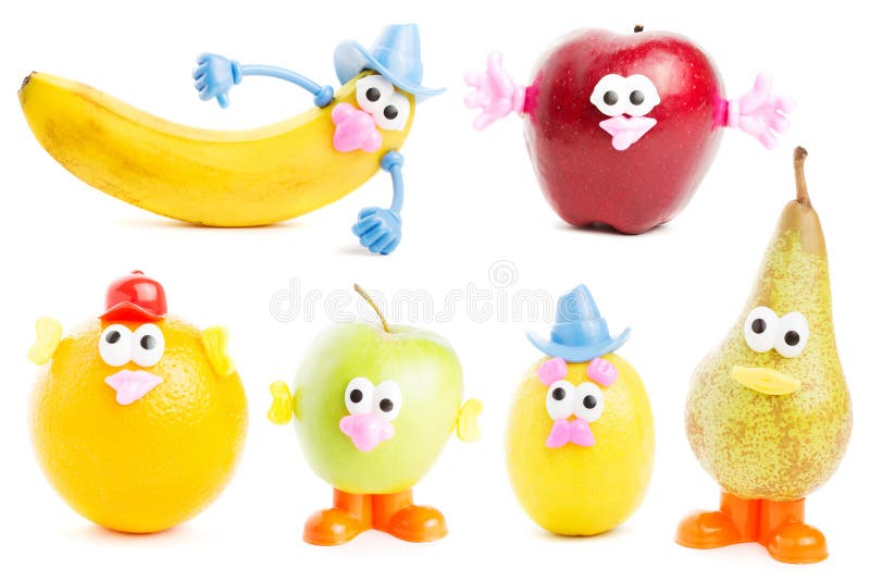 Funny fruits royalty free stock image Funny fruits royalty free stock image