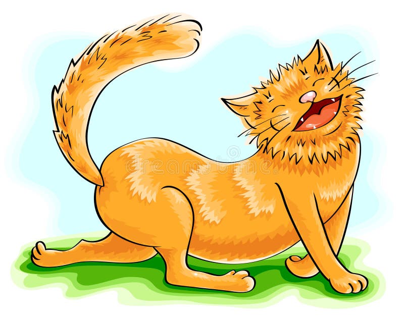 Funny Ginger Cat Stock Images Image 21305684