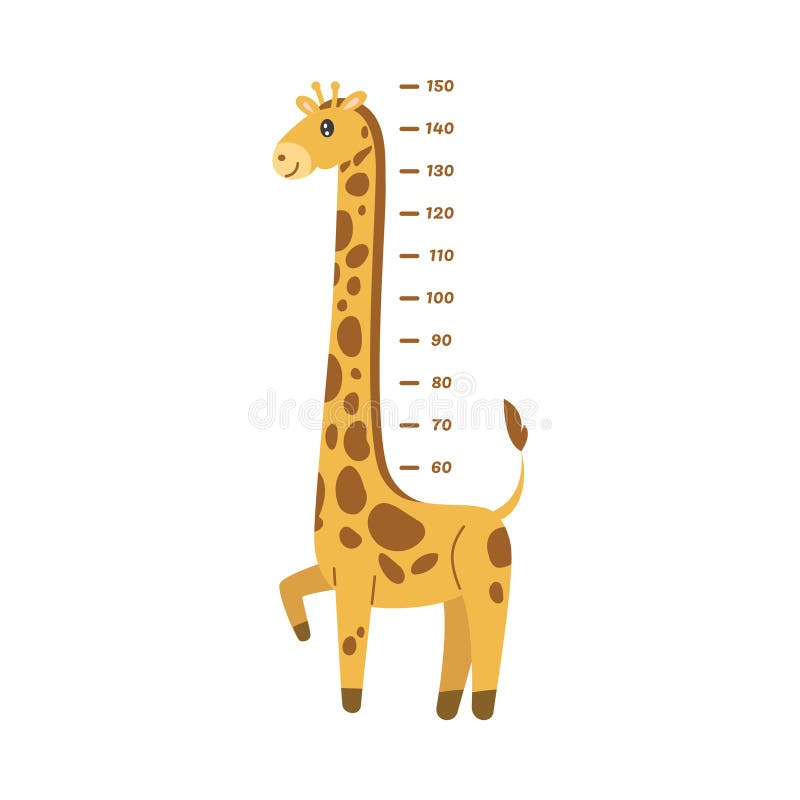 Giraffe Height Scale Stock Illustrations – 326 Giraffe, 60% OFF