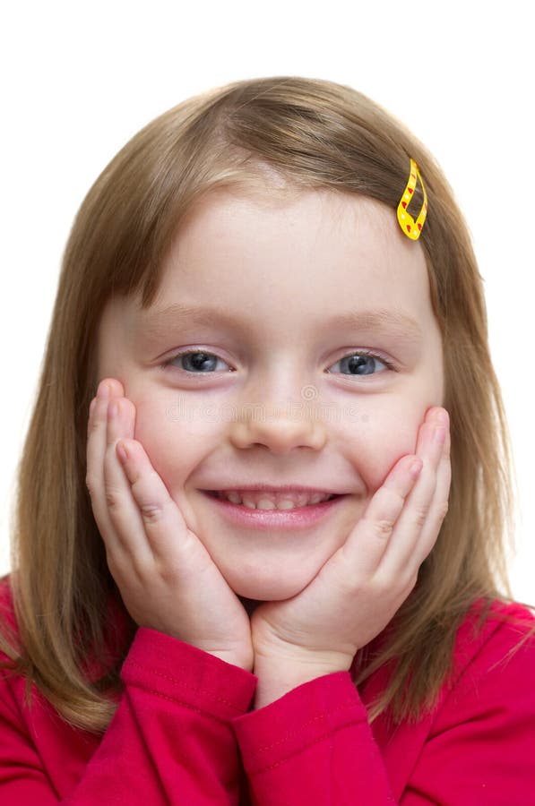 Funny girl stock image. Image of child, childhood, hand 11652623
