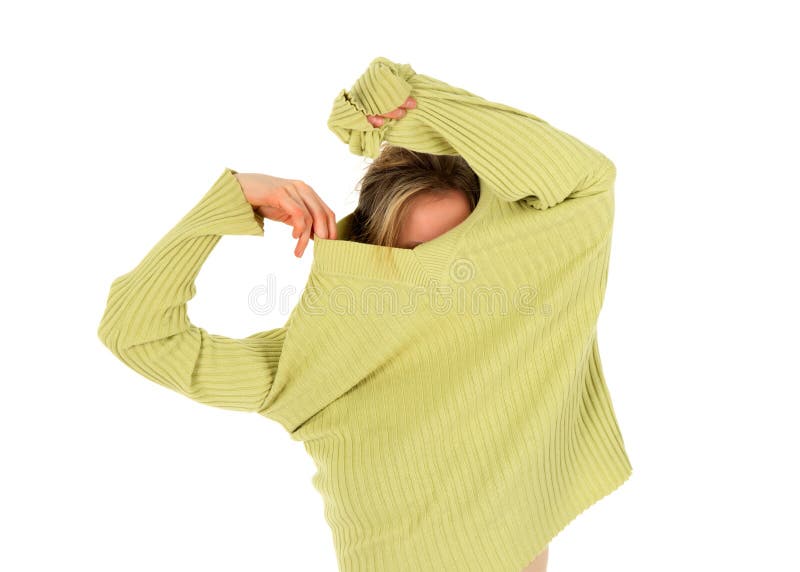 Funny Woman Takes Off an Orange Shirt Stock Image - Image of orange, fancy: 4571877 Funny Woman Takes Off an Orange Shirt Stock Image - Image of orange, fancy: 4571877