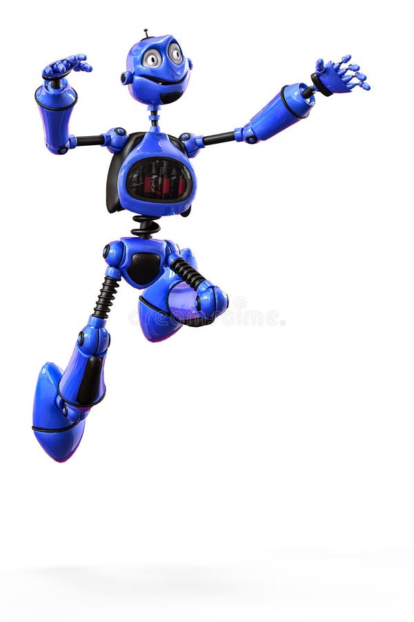 Funny and Glossy Robot Cartoon Stock Illustration - Illustration of future, happy: 114143075 Funny and Glossy Robot Cartoon Stock Illustration - Illustration of future, happy: 114143075