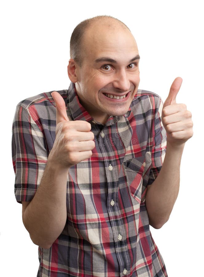 funny-guy-showing-his-thumbs-up-27550766