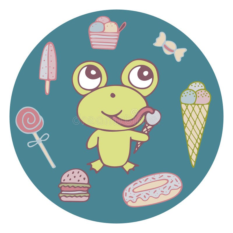 Frog Ice Stock Illustrations – 455 Frog Ice Stock Illustrations
