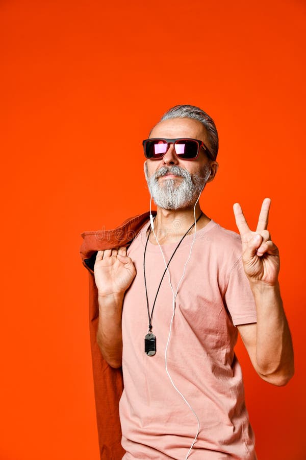 Funny handsome man with hipster glasses smiling stock photo Funny handsome man with hipster glasses smiling stock photo