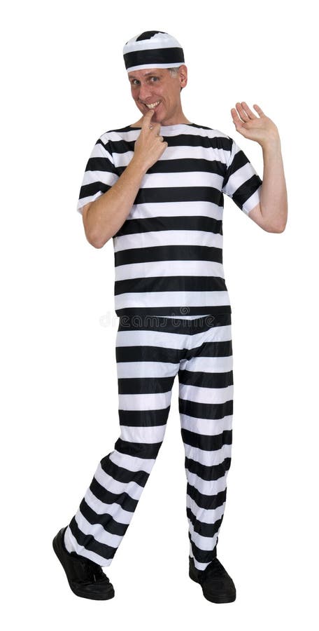Funny Innocent Convict Burglar Isolated on White. Funny humor, convict acting innocent. It's obvious HE didn't rob the bank! Stop! Thief! Isolated on white stock image Funny Innocent Convict Burglar Isolated on White. Funny humor, convict acting innocent. It's obvious HE didn't rob the bank! Stop! Thief! Isolated on white stock image