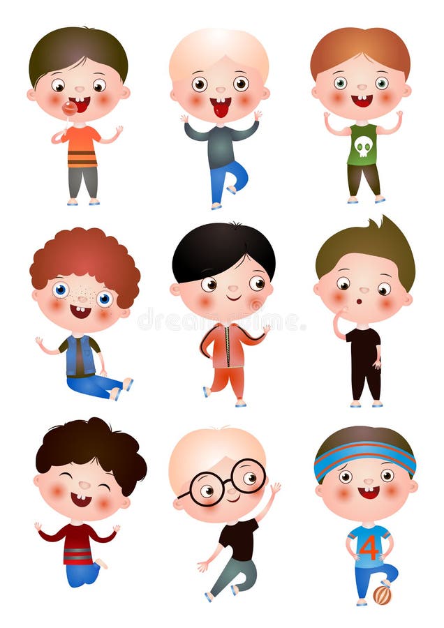 Funny Funny Kids with Different Hairstyles and Hair Color. Children Spend Their Free Time Having Fun and Playing Stock Illustration - Illustration of group, funny: 133615460 Funny Funny Kids with Different Hairstyles and Hair Color. Children Spend Their Free Time Having Fun and Playing Stock Illustration - Illustration of group, funny: 133615460