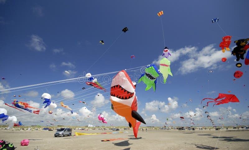 Funny kites in the air editorial photo. Image of outdoors - 9939011