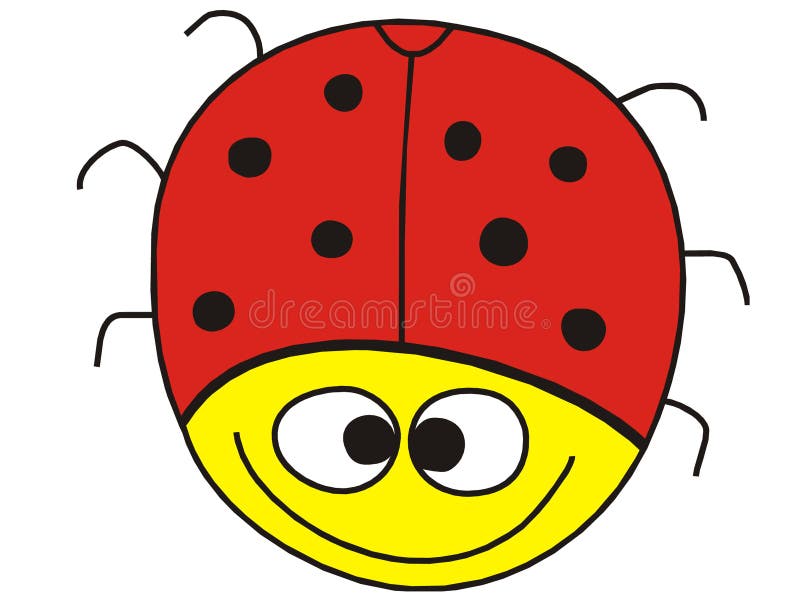 Funny ladybug