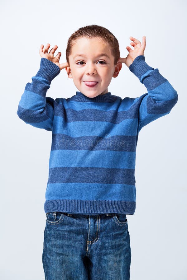 Funny Kid Looking Up stock image. Image of cool, happy 29683551