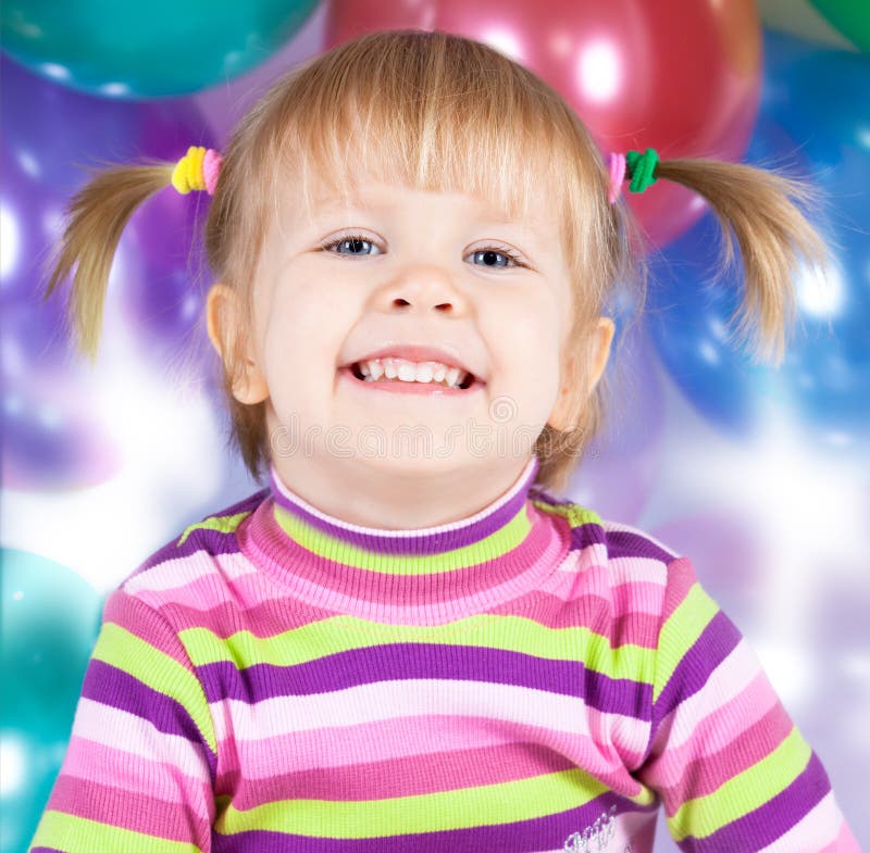 Little Girl Funny Face Picture. Image 15384226