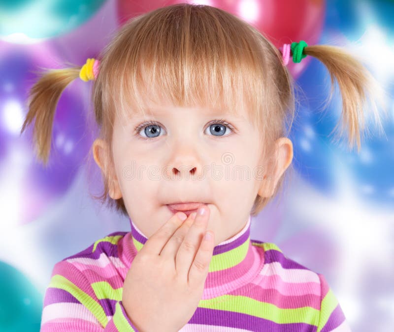 Funny Little Girl Picture. Image 21439942