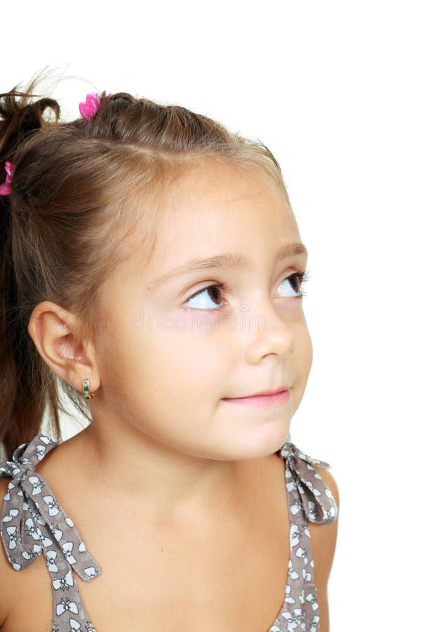 Funny lovely little girl