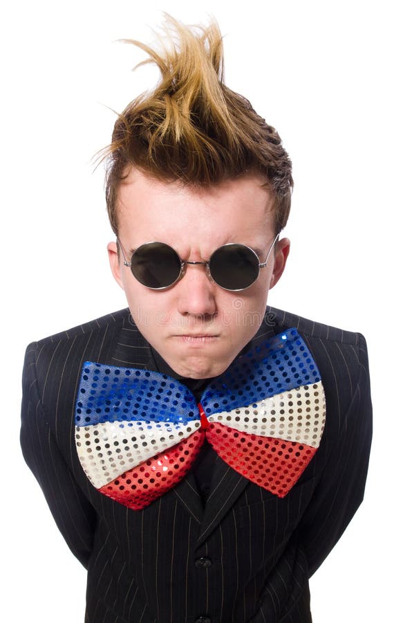 Man with Funny Big Sunglasses Stock Photo Image of glasses