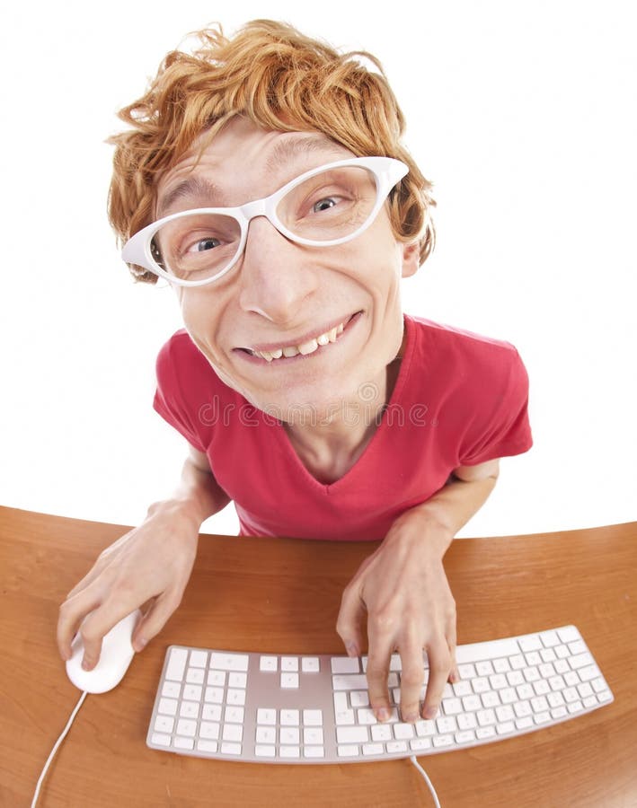 Funny office worker stock image. Image of desk, idea 21502491