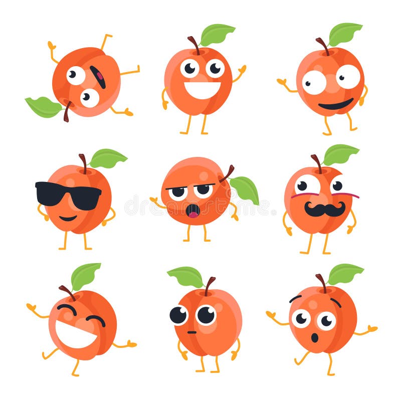 Funny Peach - Vector Isolated Cartoon Emoticons Stock Vector - Illustration of clip, angry: 107305772 Funny Peach - Vector Isolated Cartoon Emoticons Stock Vector - Illustration of clip, angry: 107305772