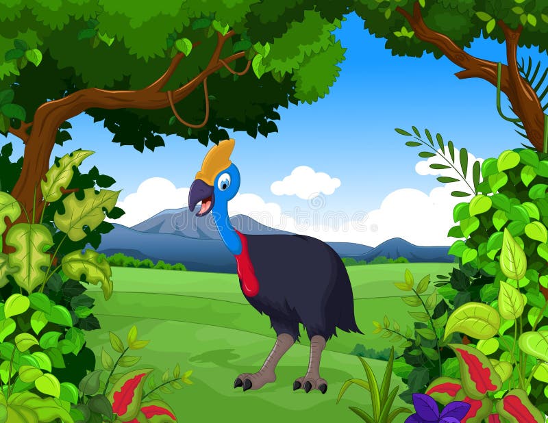 Funny Peacock Cartoon with Forest Landscape Background Stock Illustration - Illustration of landscape, wild: 70623022 Funny Peacock Cartoon with Forest Landscape Background Stock Illustration - Illustration of landscape, wild: 70623022
