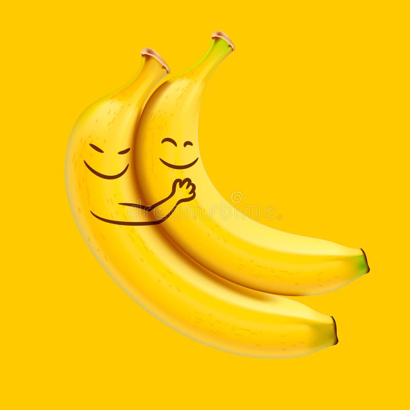 Funny sleeping bananas stock vector. Illustration of fresh 35148220