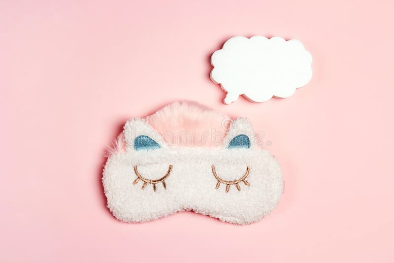 Funny Sleeping Mask with Speech Bubble on Pink Background. Copy Space for Text Stock Photo - Image of pink, face: 173698546 Funny Sleeping Mask with Speech Bubble on Pink Background. Copy Space for Text Stock Photo - Image of pink, face: 173698546