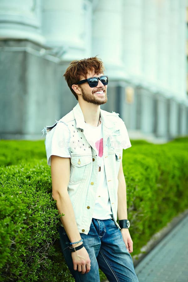 Glasses party handsome street