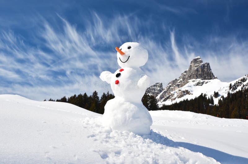 Funny snowman