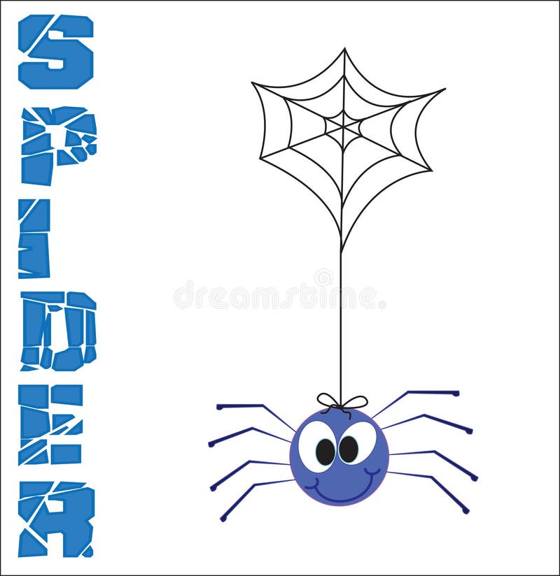 funny Spider illustration