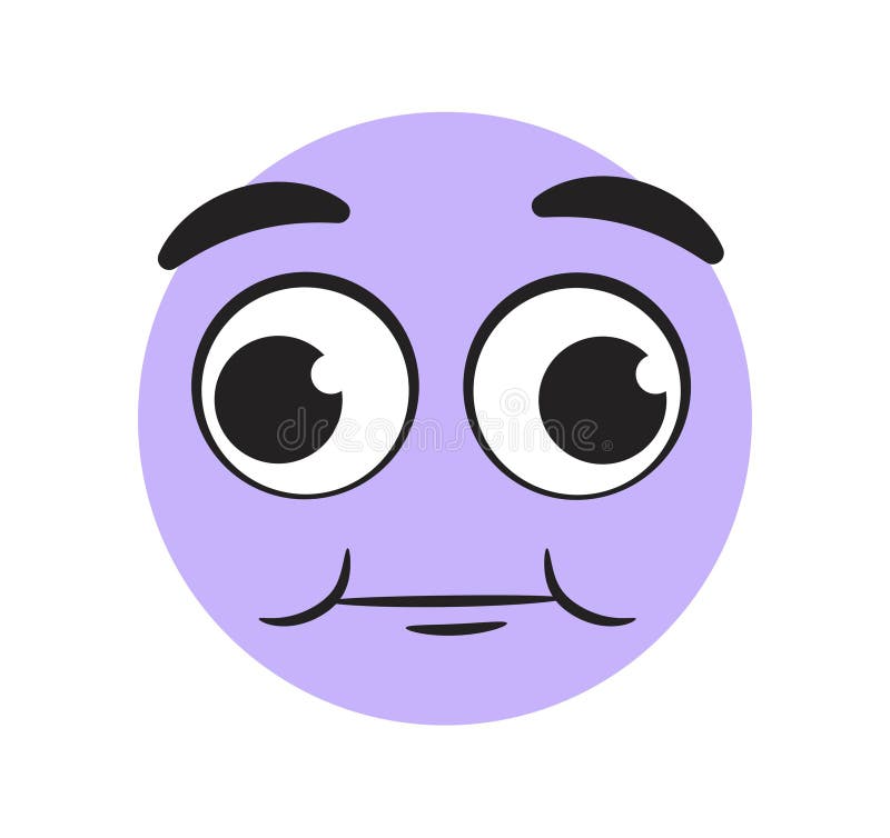 Scared Funny Face Cartoon Emoji - Funny Face - Sticker