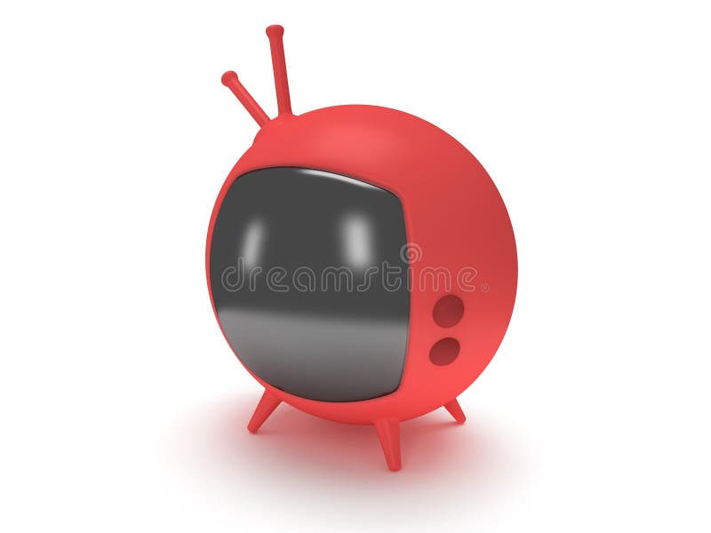 Funny Tv Antenna 3d Render Isolated Stock Illustrations 9 Funny Tv Antenna 3d Render Isolated
