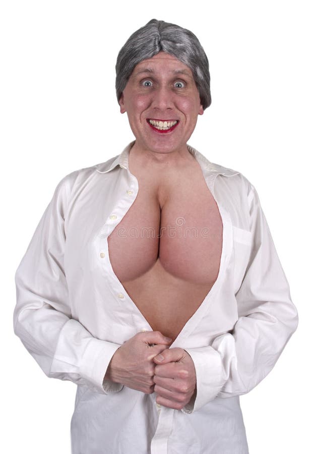 Funny Ugly Mature Senior Woman Big Breasts, Boobs Stock Image - Image of  imply, breasts: 23795471