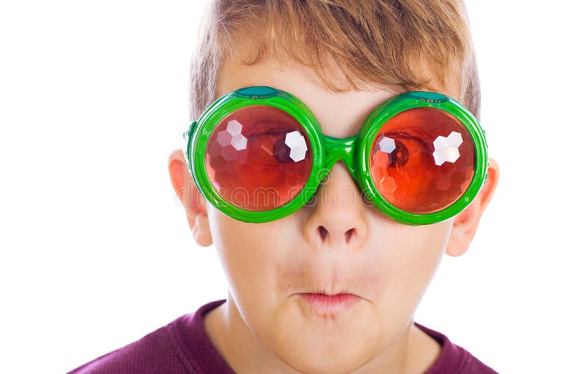 A funny young boy stock photo. Image of expression, eyed 21979690