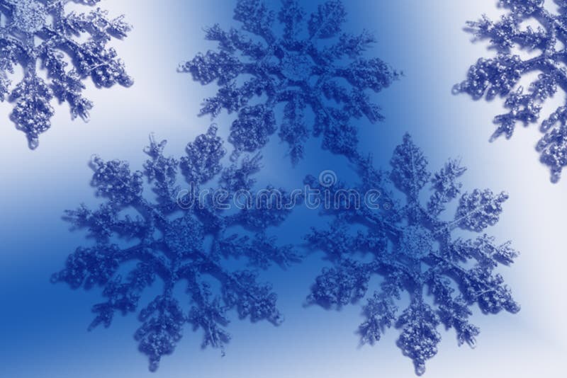 Funy snowflakes διανυσματική απεικόνιση