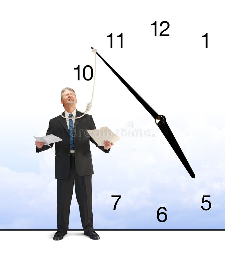 Funzionando dallo sforzo di termine di affari di tempo Funzionando dallo sforzo di termine di affari di tempo