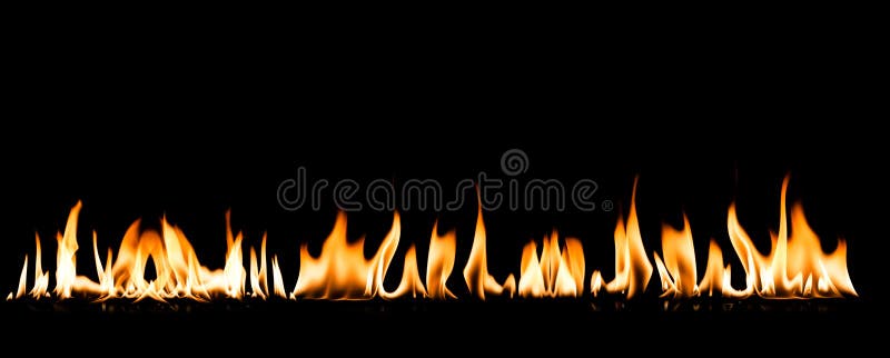 Fuoco di alta qualità sullo sfondo nero per royalty illustrazione gratis