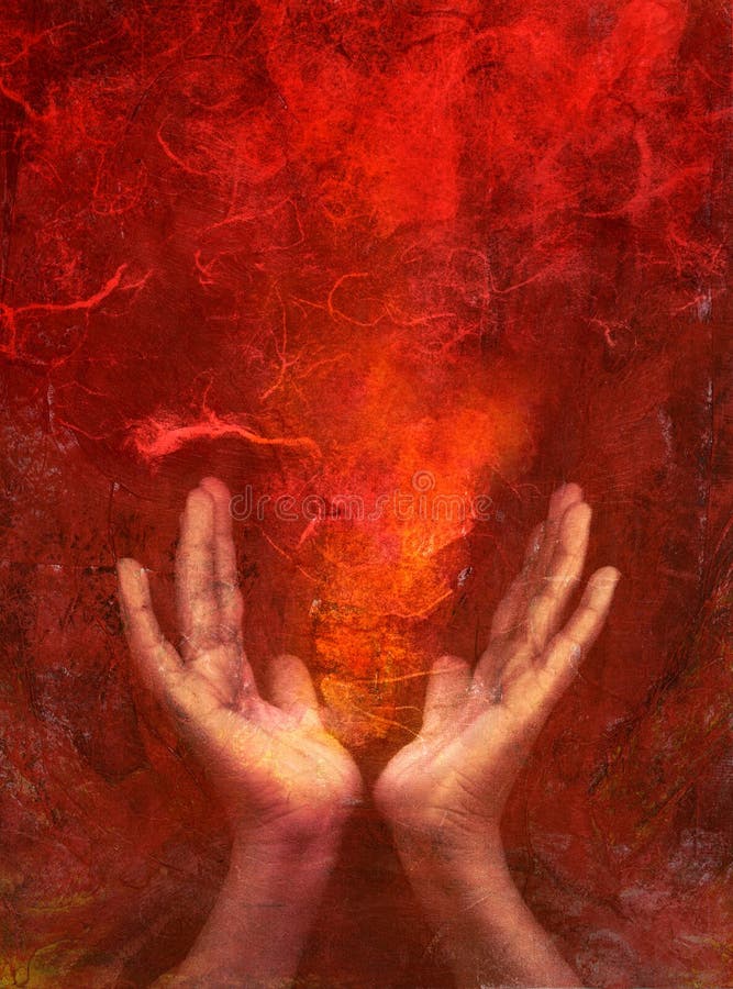 Fuoco di Chakra illustrazione di stock Fuoco di Chakra illustrazione di stock