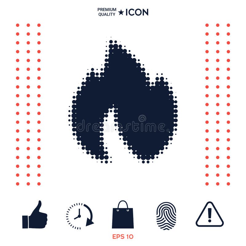 Download Fuoco, Fiamma - Logo Di Semitono Illustrazione Vettoriale - Illustrazione di logotype, falò: 117975062